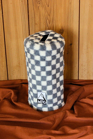 Driver - Plush Grey Checkered