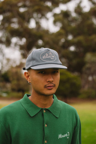 Wool 5 Panel Cap - Slate