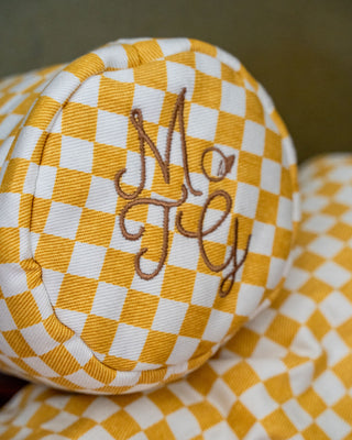 3 Wood Headcover - Mustard Checkered