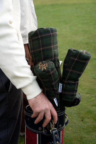 Hybrid Headcover - Green Tartan