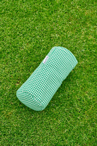 3 Wood Headcover - Green and White Houndstooth